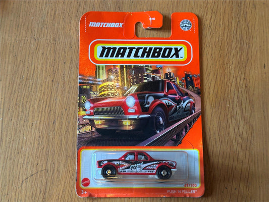NEW Matchbox Diecast Model 47/100 - Push N Puller