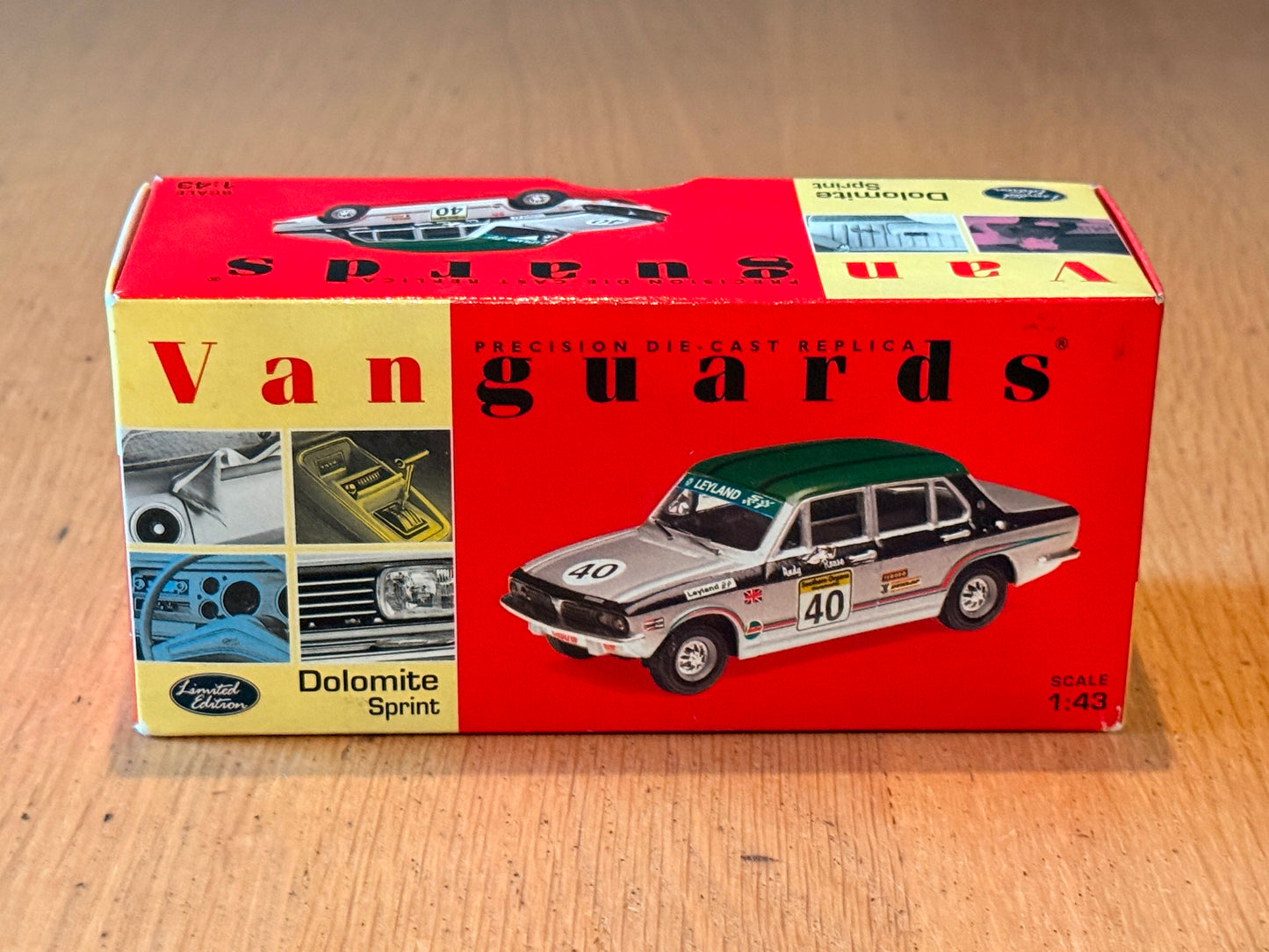 Vanguards 1:43 VA05303 Austin 1800 - Triumph Dolomite Sprint - Andy Rouse