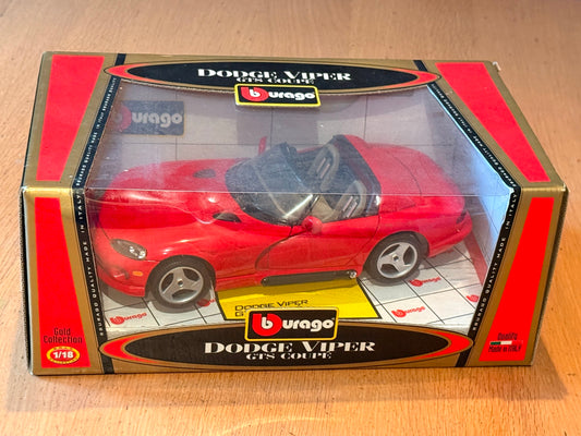 Bburago 1:18 Diecast Dodge Viper GTS Coupe