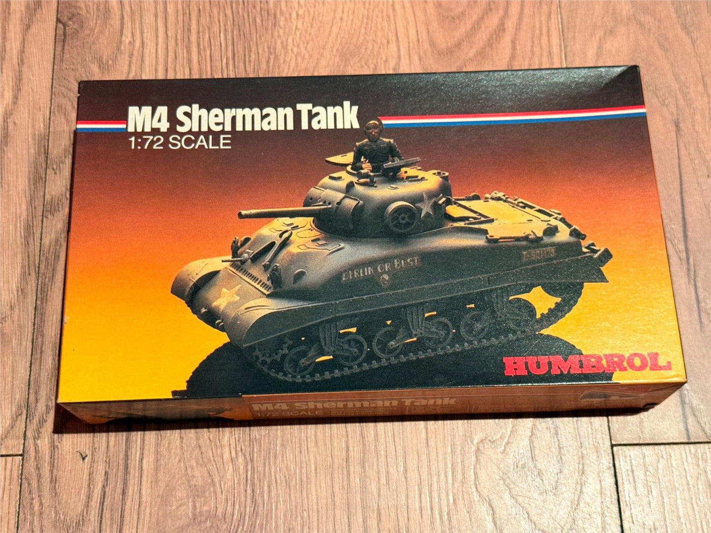 New Humbrol M4 Sherman Tank - 1:72 Plastic Model Kit (never opened)