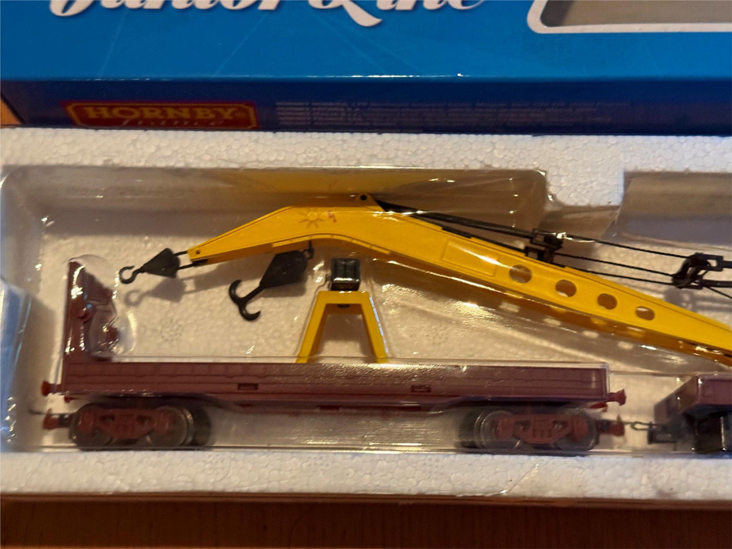 Jouef Junior HJ6142 HO 1:87 Railway Crane & Bolster Wagon BNIB