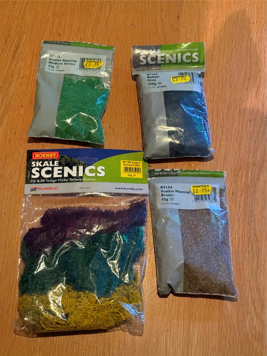 Model Railway Scatter - Four Packs