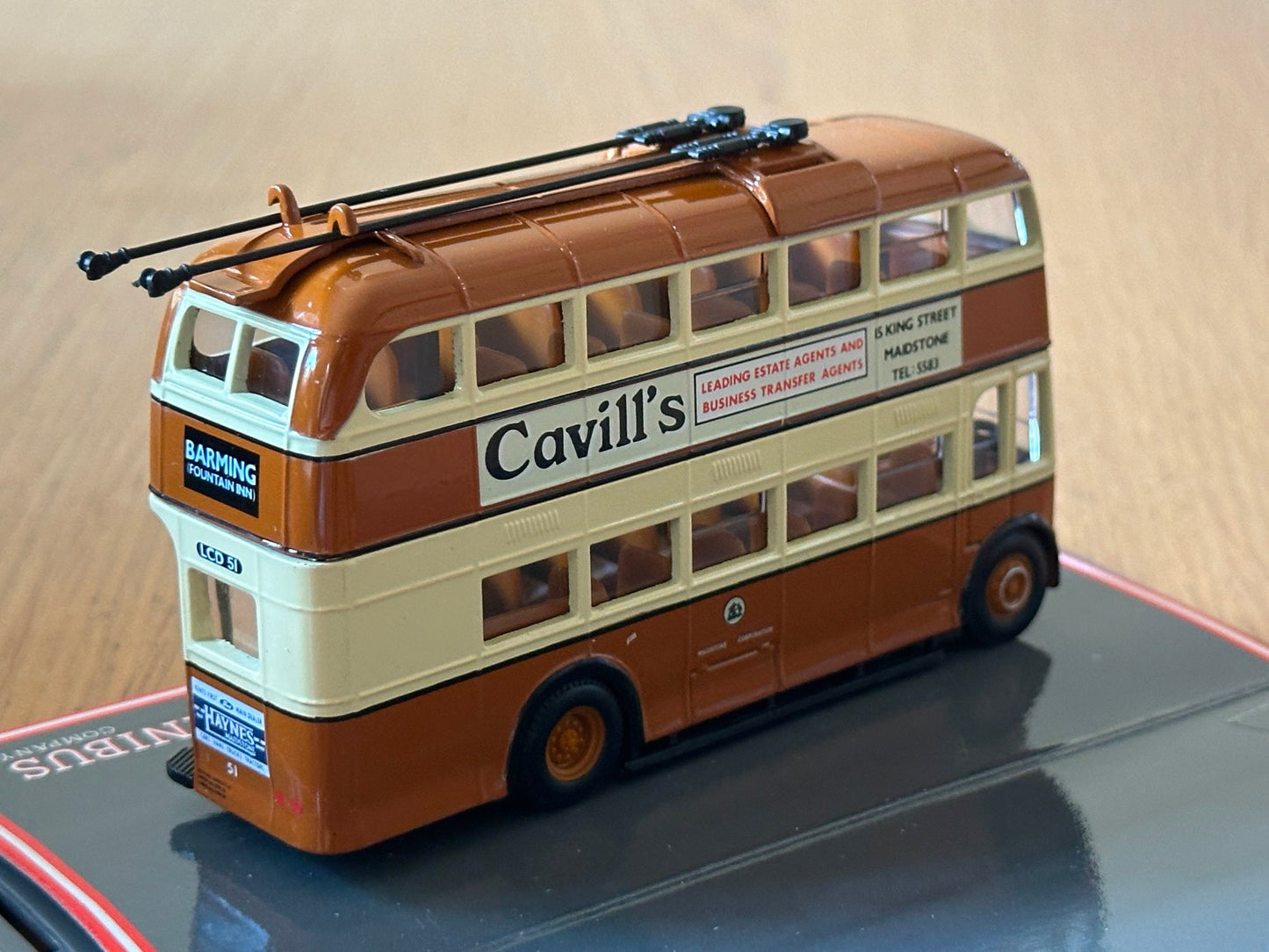 Corgi OO Gauge Original Omnibus 40101. Maidstone Trolleybus.