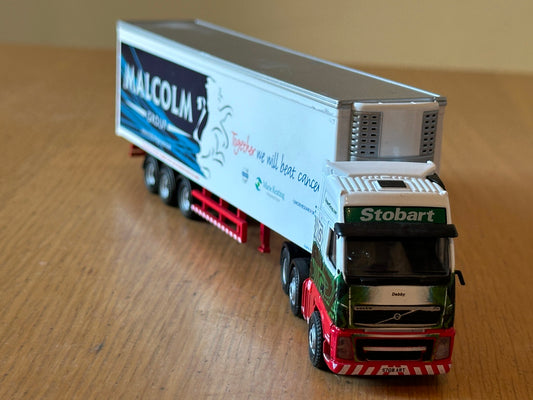 Atlas OO Gauge Eddie Stobart - Volvo FH 'Debby' Malcolm Trailer Cancer Research