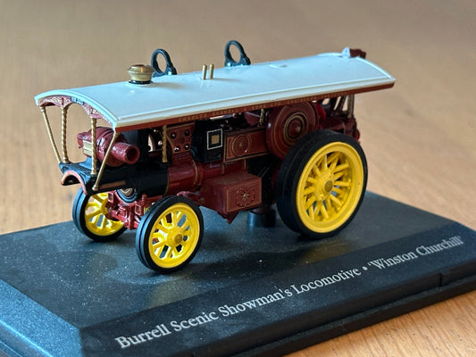Atlas Editions OO Gauge - Burrell Showman's Traction Engine - Winston Churchill