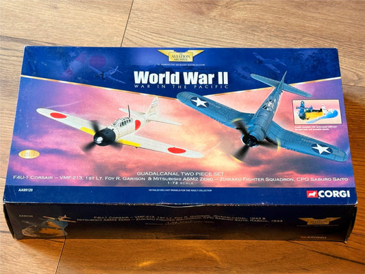 Corgi AA99120 Guadalcanal Island Corsair Zero 1943 Dogfight 2-piece Set 4159