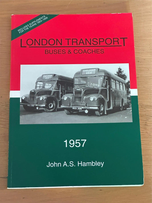 London Transport - Buses and Coaches - 1957