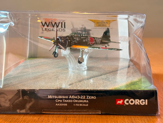 Corgi Aviation AA33105 WWII Legends - Mitsubishi A6m3-22 Zero