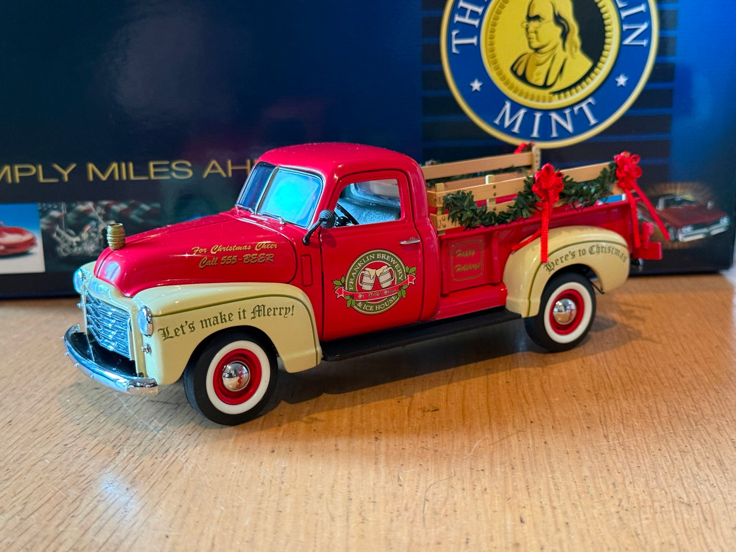 Franklin Mint 1/24 1950 GMC Truck - 2007 Christmas Model
