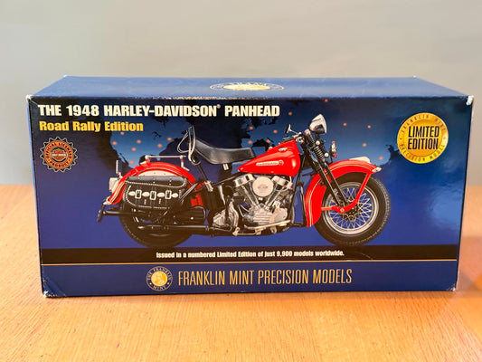 Franklin Mint 1:10 Scale - Harley Davidson Panhead Road Rally Edition