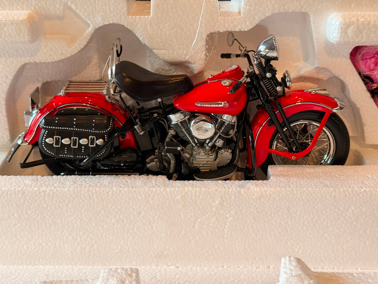 Franklin Mint 1:10 Scale - Harley Davidson Panhead Road Rally Edition