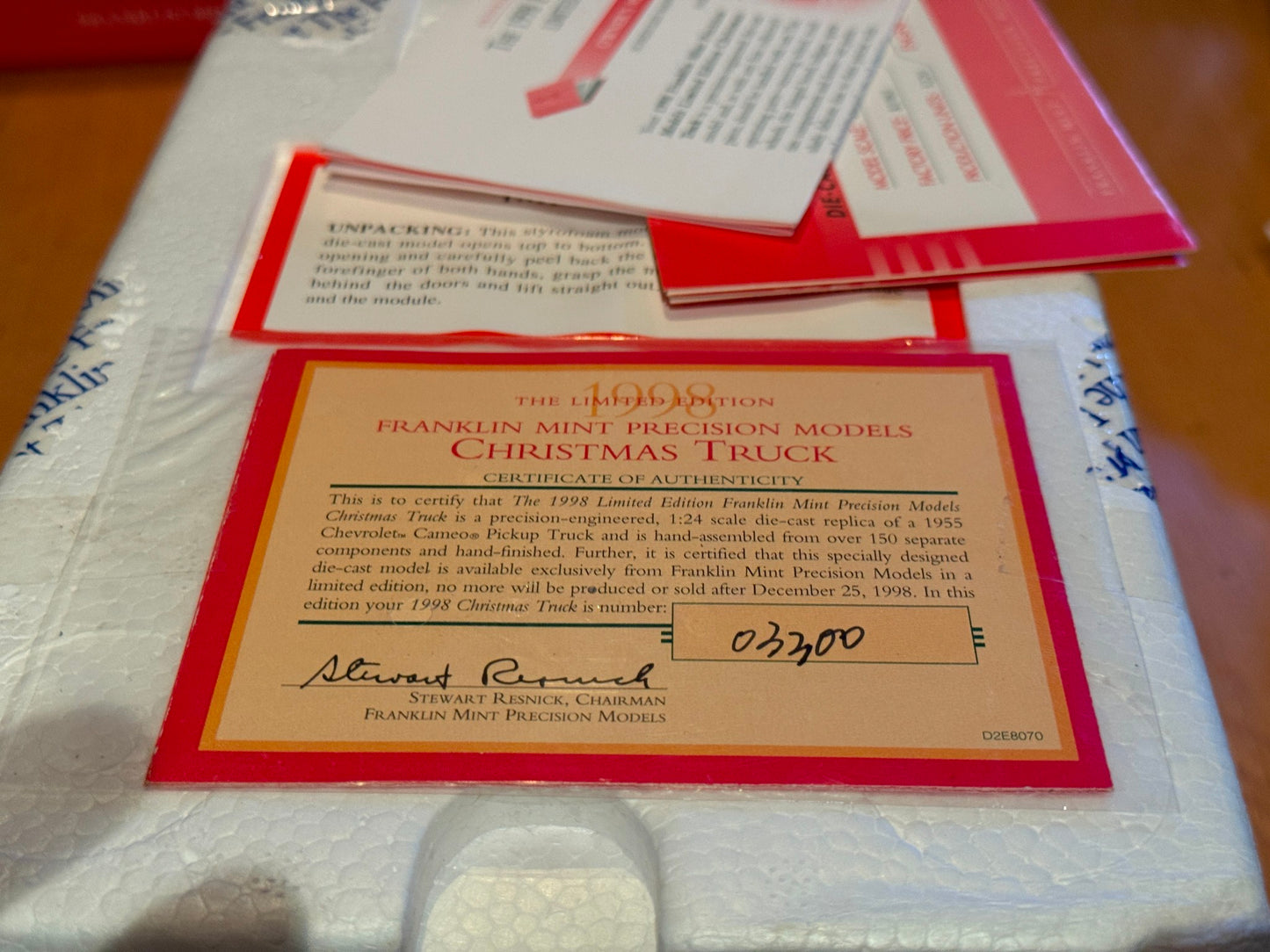 Franklin Mint 1998 Christmas Truck