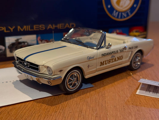 Franklin Mint 1964 1/24 Ford Mustang Indy 500 Pace Car - Very Rare
