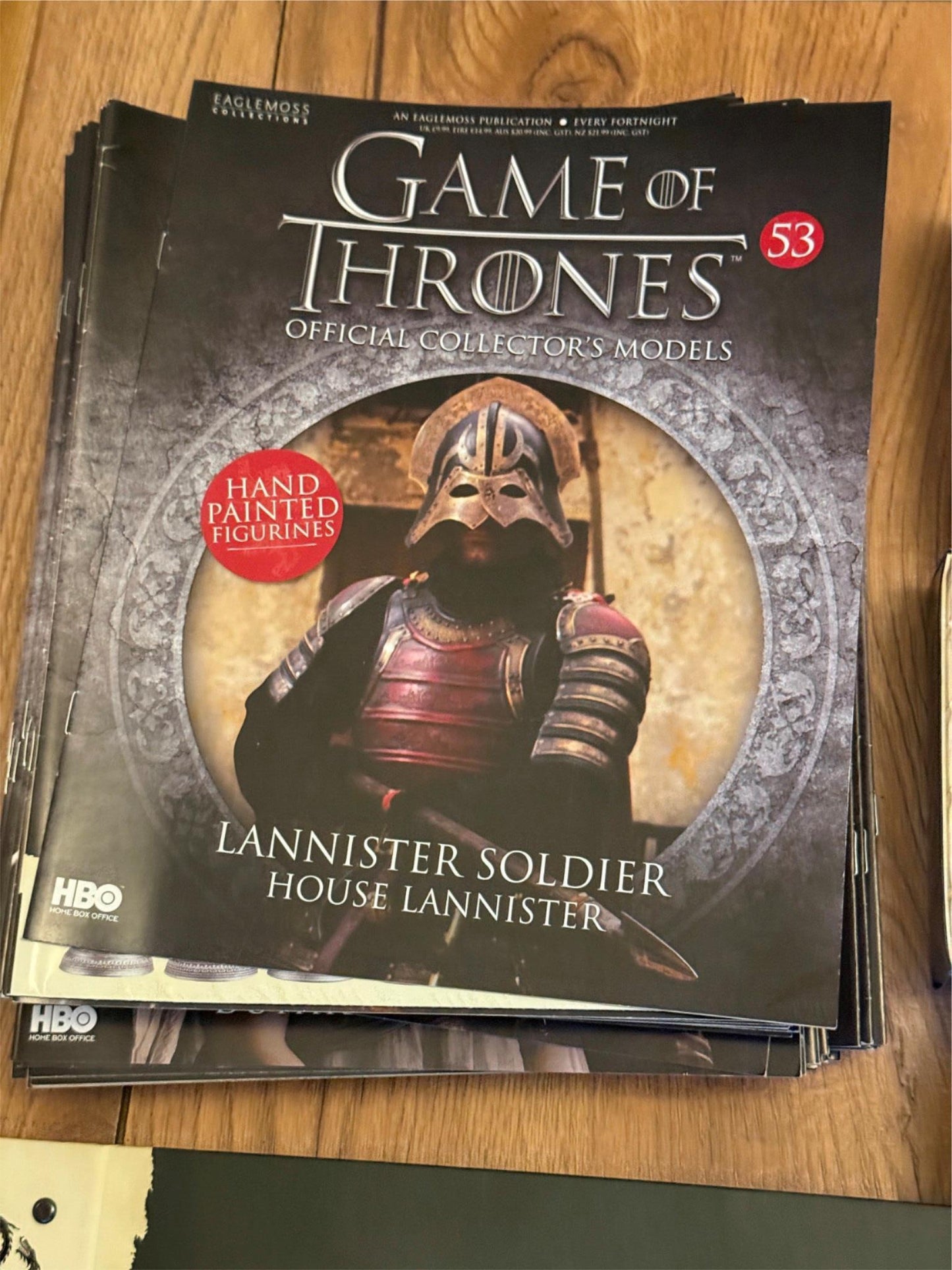 Auction - Large lot of 60 Eaglemoss Game of Thrones Figures & Magazines