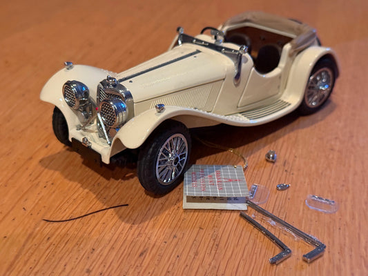 Franklin Mint - 1938 Jaguar SS-100 - Damaged