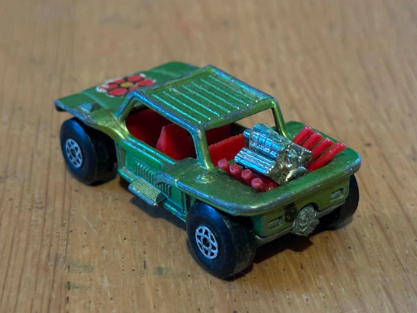1971 Diecast Matchbox No 13 Baja Buggy Super Fast - Green. No Box.