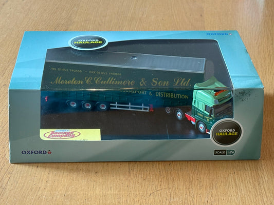 Oxford Diecast Haulage DAF12CS - DAF 105 XXL Moreton Cullimore Curtainsider 1:76