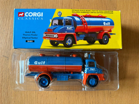 Corgi Classics 30401 - 1:50 Thames Trade Elliptical Tanker - Gulf Oil - BNIB