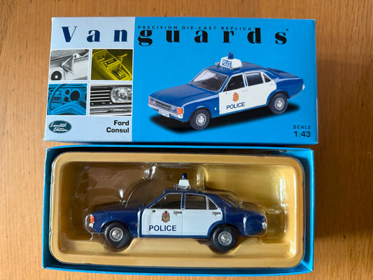 Corgi Vanguards 1:43 VA05507 Ford Consul - City of Glasgow Police