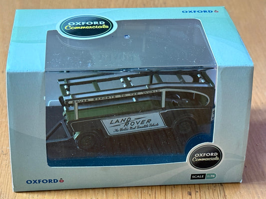 Oxford Diecast Leyland Car Transporter Trailer 'Land Rover' - 1:76 OO Gauge BNIB