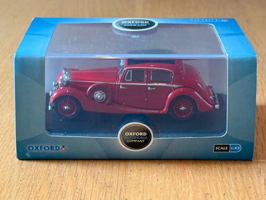 Oxford Diecast 43JSS003 Jaguar SS 2.5 Saloon "Maroon" -1:43 MIB