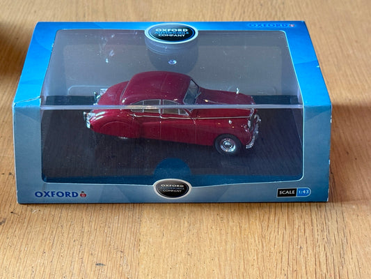 Oxford Diecast 43JAG9005 1960 Jaguar 3.8 MK IX Imperial Maroon -1:43 MIB