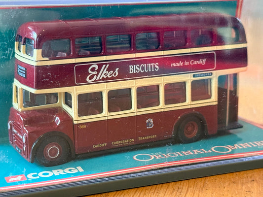 Original Omnibus OM41201 Leyland PD2A Cardiff Corporation RT - Tremorfa