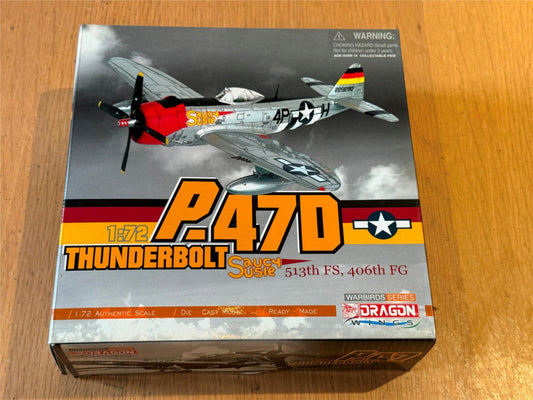 Dragon Warbirds Diecast P47D Saucy Susie 513th FS 406th FG