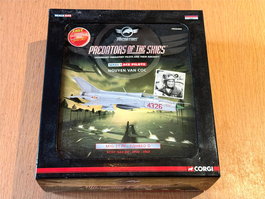 Corgi Aviation Archive Predators of the Sky - Mig-21 PF Fishbed-D Nguyen Van Coc