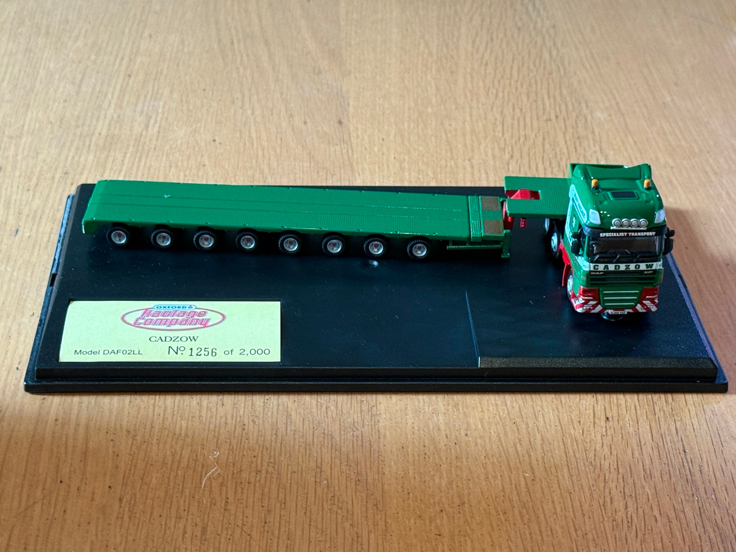 Oxford Diecast Haulage DAF02LL - DAF 105 Low Loader - Cadzow 1:76