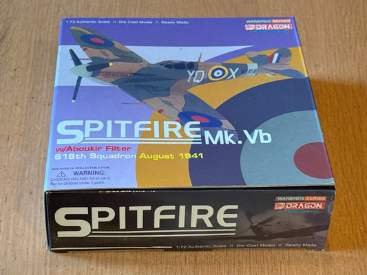 Dragon Warbirds Diecast 1:72 - Spitfire Mk. Vb 616th Squadron. August 1941