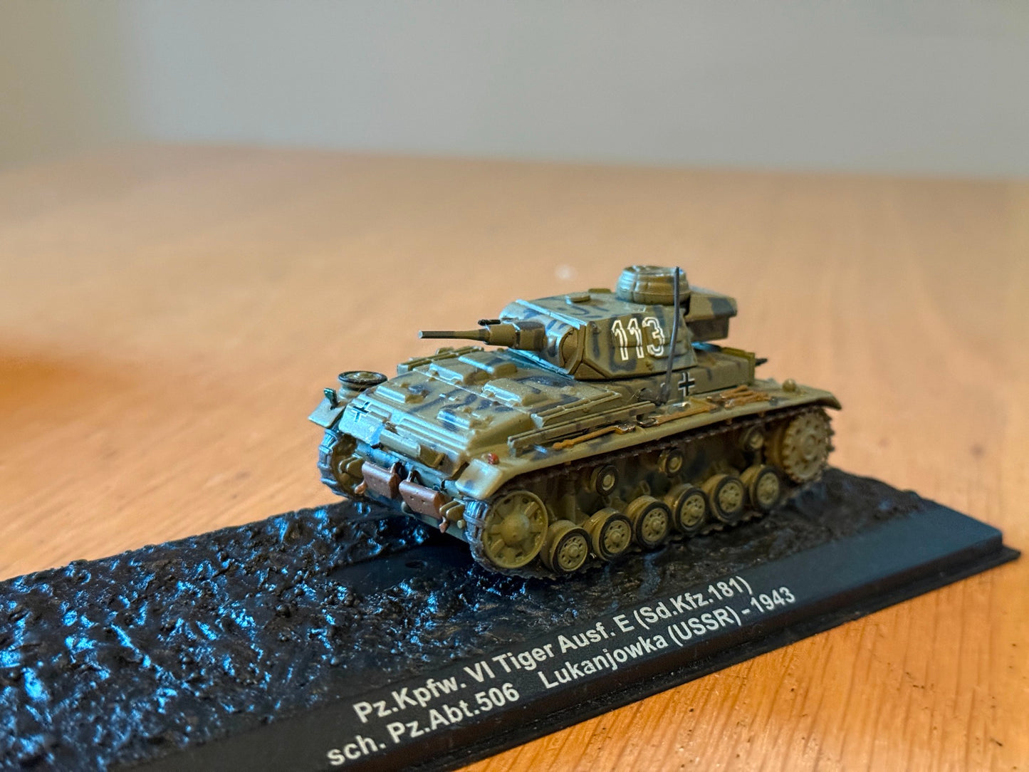 DeAgostini Combat Tanks Collection #3 M4A3 Sherman 756th France 1945 - No Box