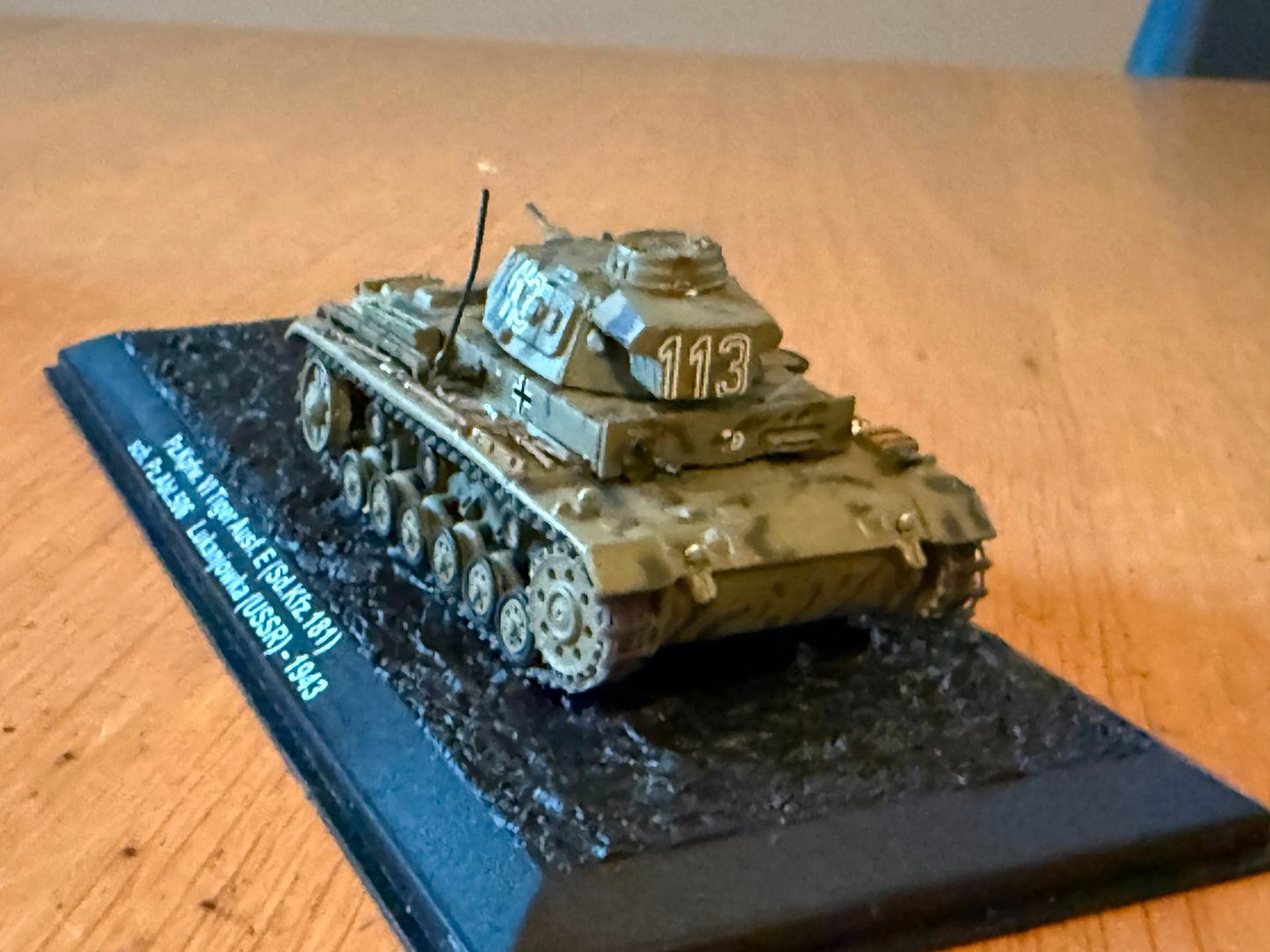 DeAgostini Combat Tanks Collection #3 M4A3 Sherman 756th France 1945 - No Box