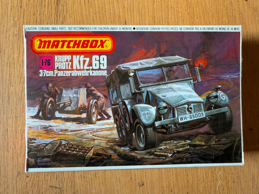 New Matchbox Krup Protz Kfz.69 - 1:76 Plastic Model Kit (never opened)