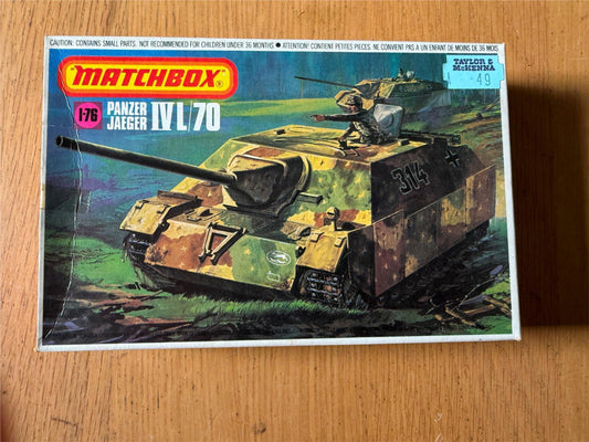 New Matchbox Panzer Jaeger IV L/70 -1:76 Plastic Model Kit (never opened)