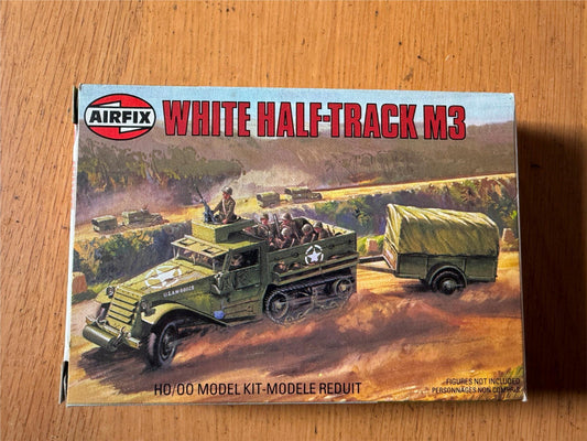 New Airfix White Half-Track M3 - OO/HO Plastic Model Kit (never opened)
