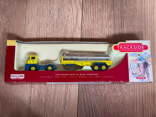 Trackside OO Gauge 1:76 Scammell Handyman Flatbed Blue Circle Cement. BNIB