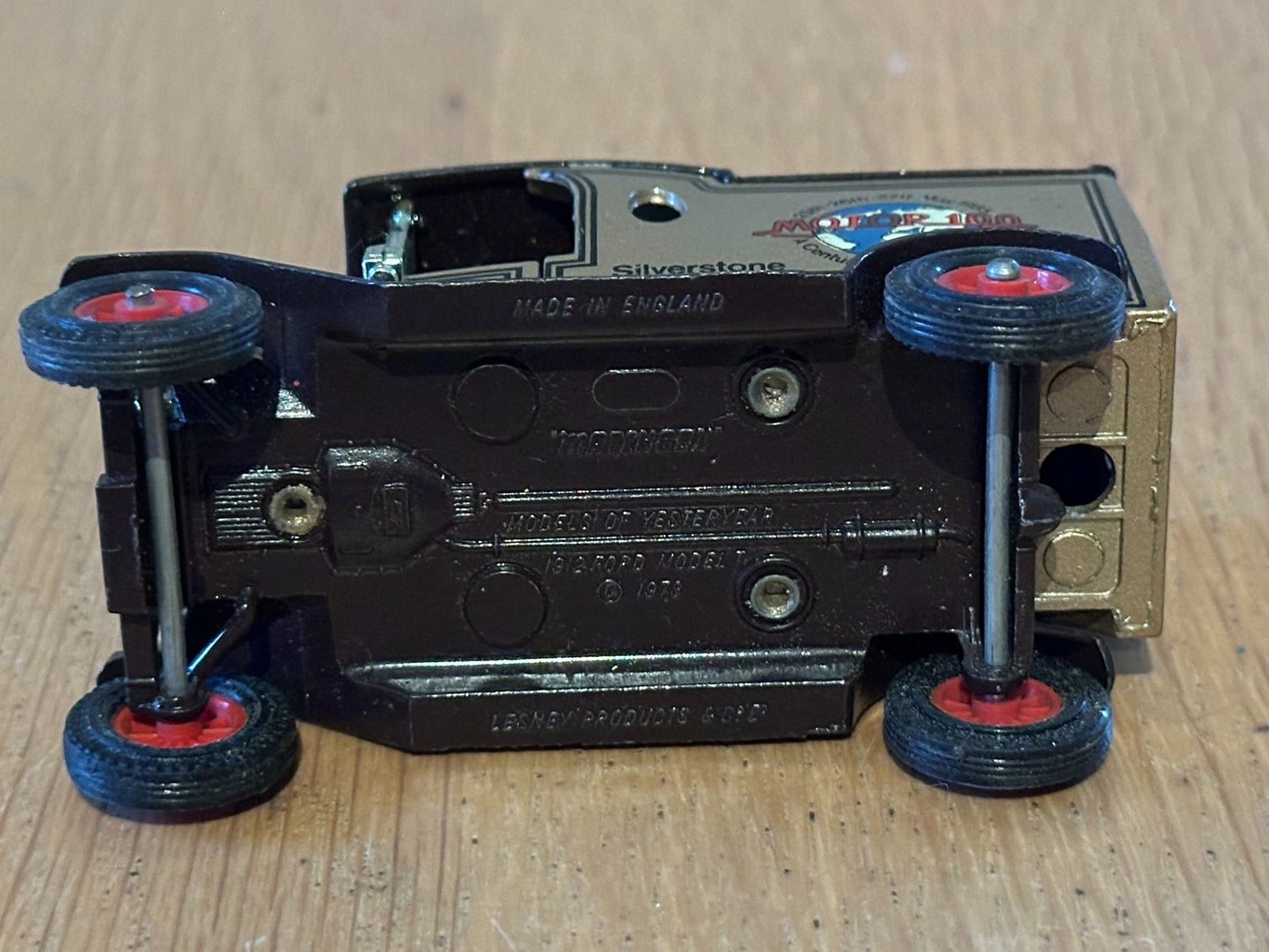 1985 Diecast Models of Yesteryear Y-12 1912 Model T Ford - Motor 100 Silverstone