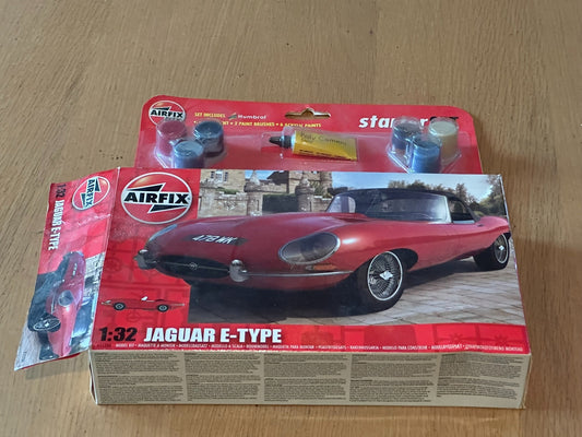 Jaguar E-Type Starter Set A55200 Airfix 1:32