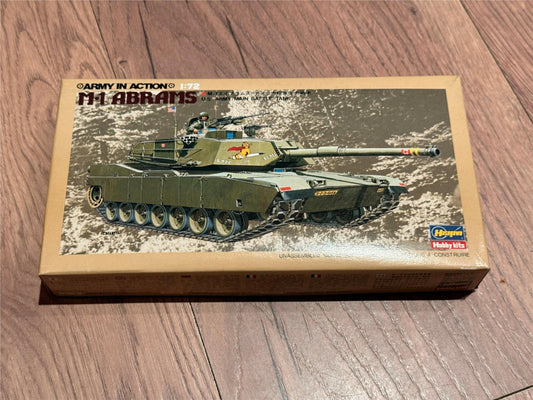 New Hasegawa M1 Abrams  - 1:72 Plastic Model Kit (never opened)
