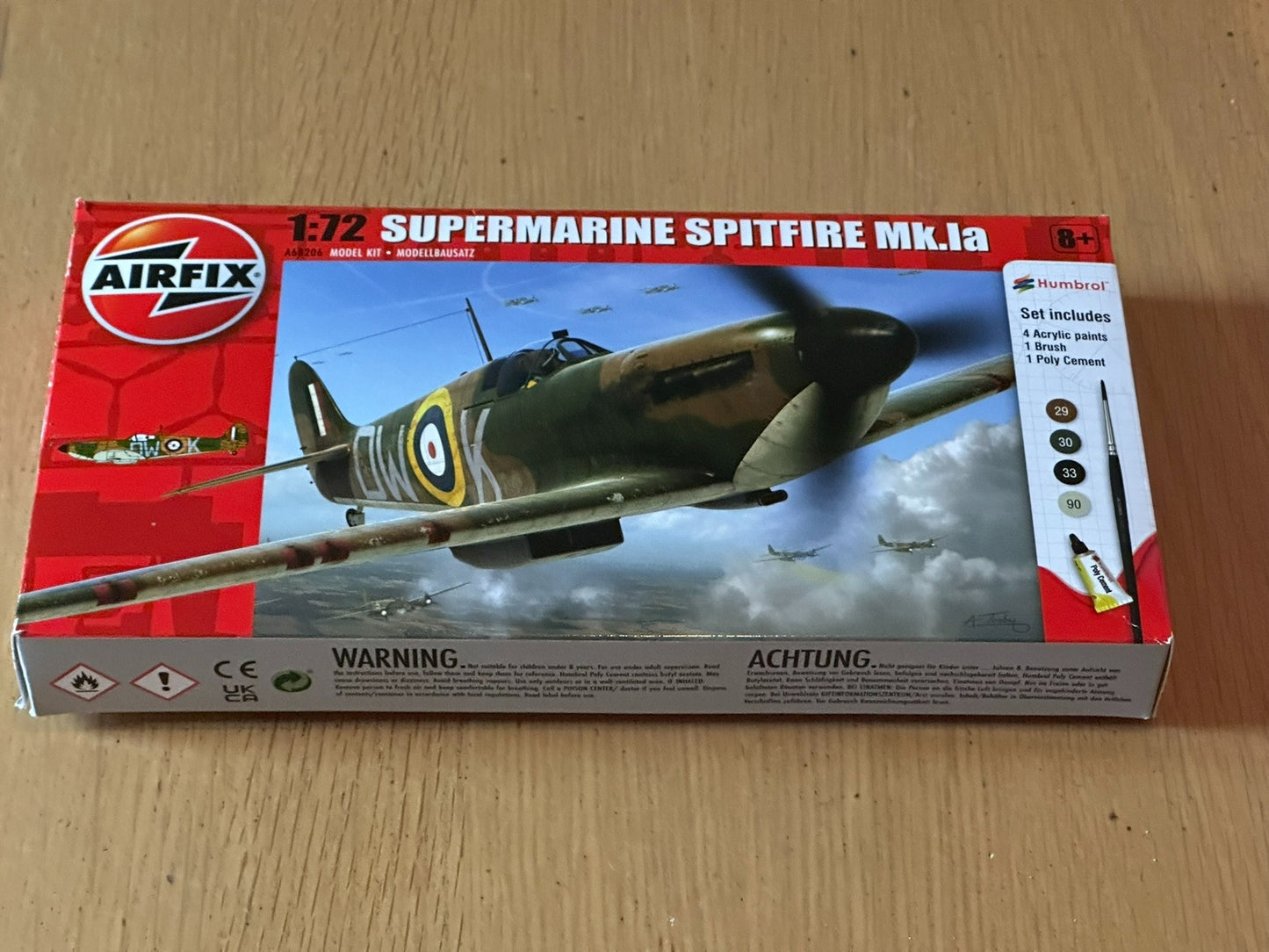 Airfix 1:72 Spitfire MK1a - Some Parts new in Box.
