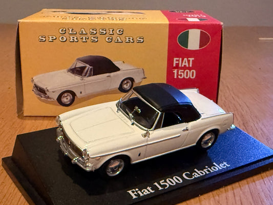 Atlas Editions - 1:43 Fiat 1500 Cabriolet