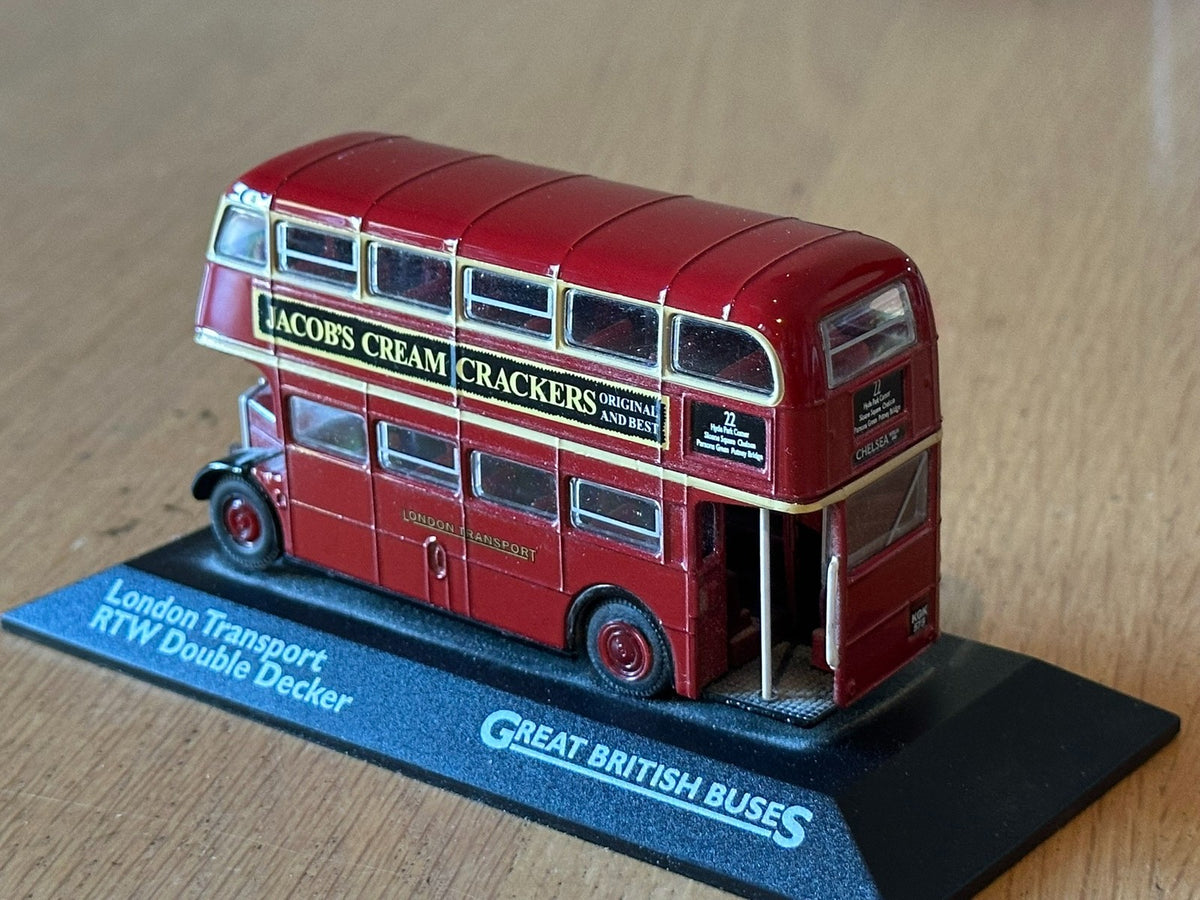 Atlas Great British Buses 1:76 London Transport RTW Double Decker. No Box.