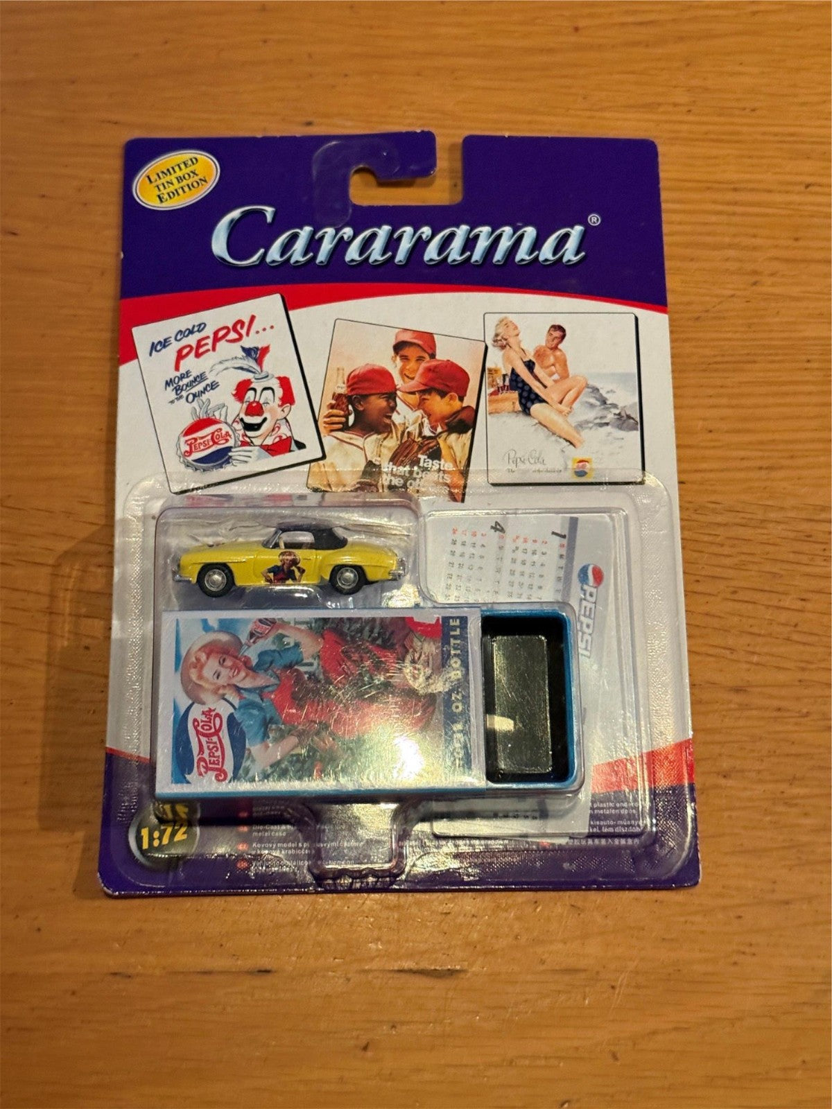 Cararama - 1:72 Limited Edition Pepsi Tin - MG BNIB