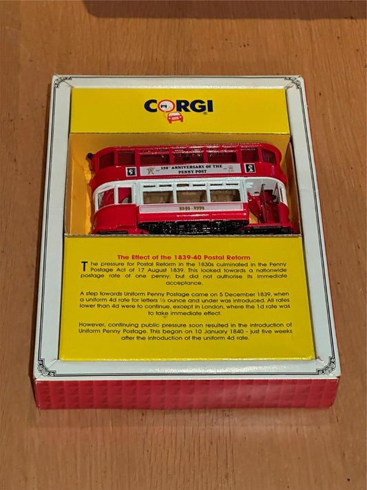 Corgi 150th Anniversary of the Penny Post Double Deck Tram – Limited Edition