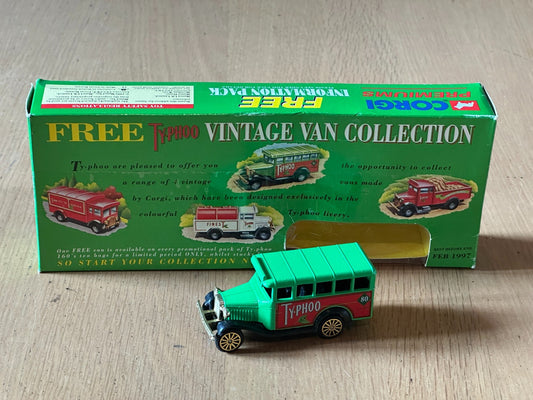 Corgi 1:63 Vintage Bedford Bus - Typhoo Tea in Box