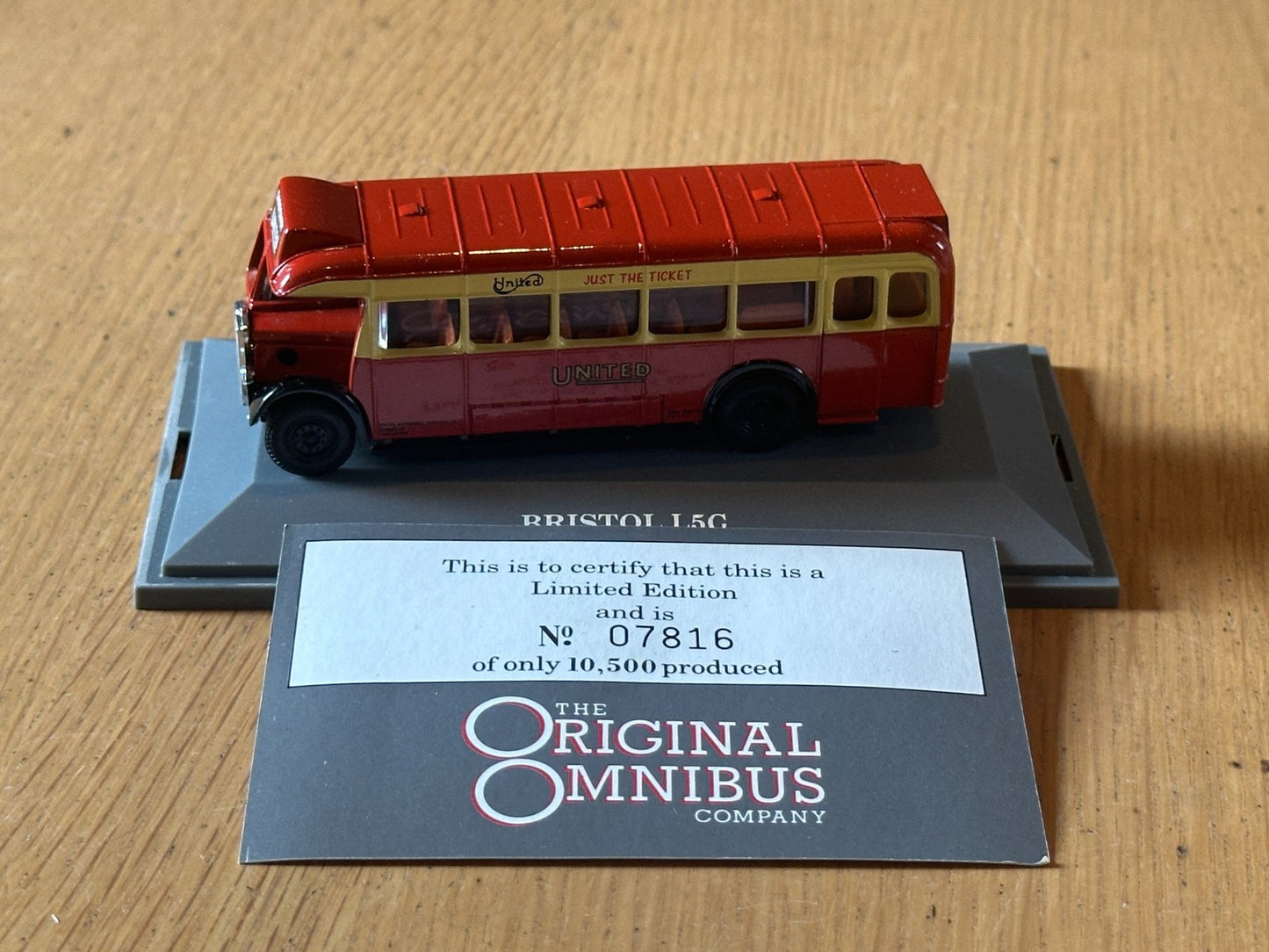 Corgi 97855 - 1:76 Bristol L5G Single Deck Bus. United Automobile Services