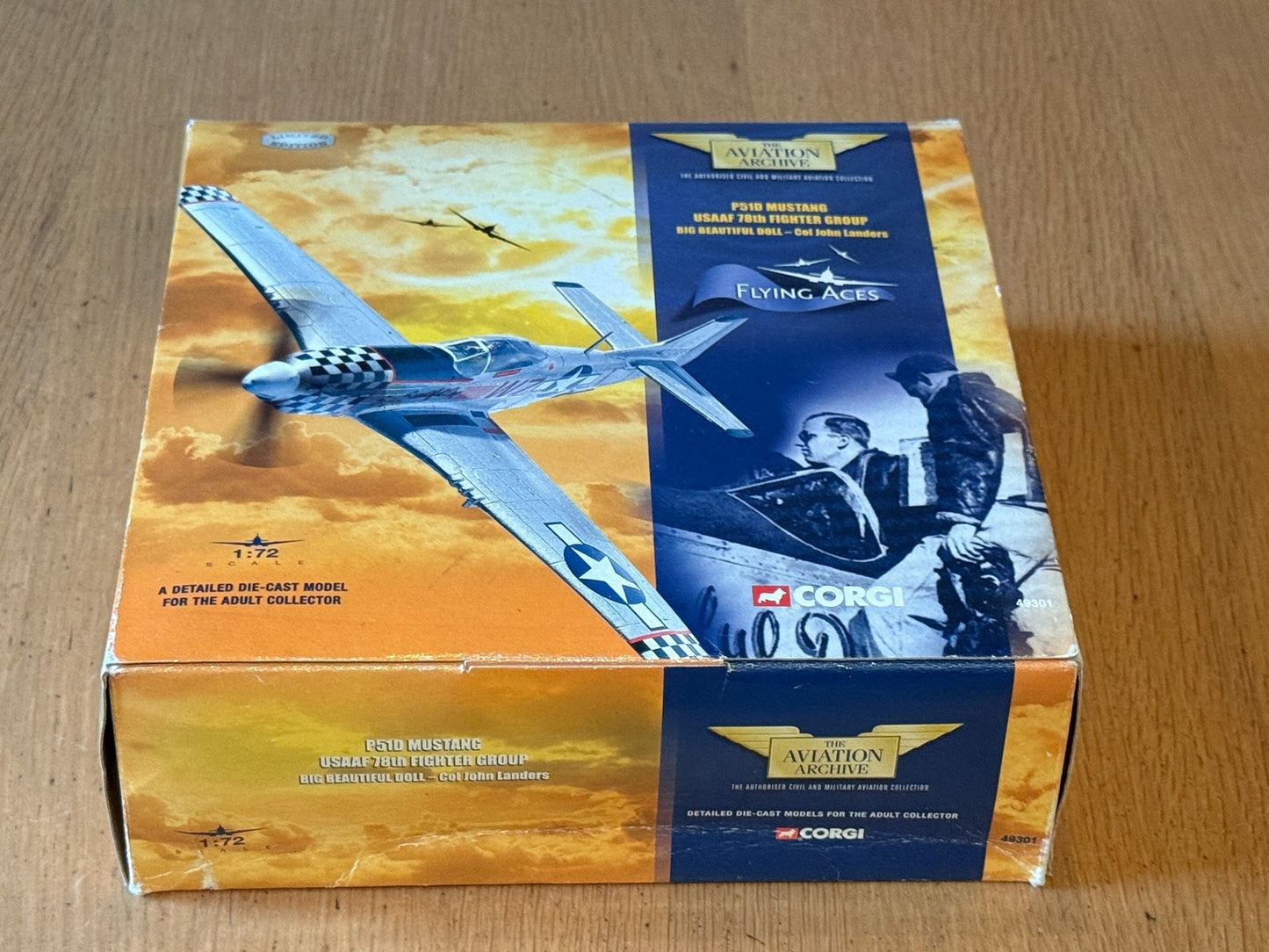 Corgi Aviation Archive 49301 - 1:72 P-51D Mustang USAAF 78th Fighter Group Col.
