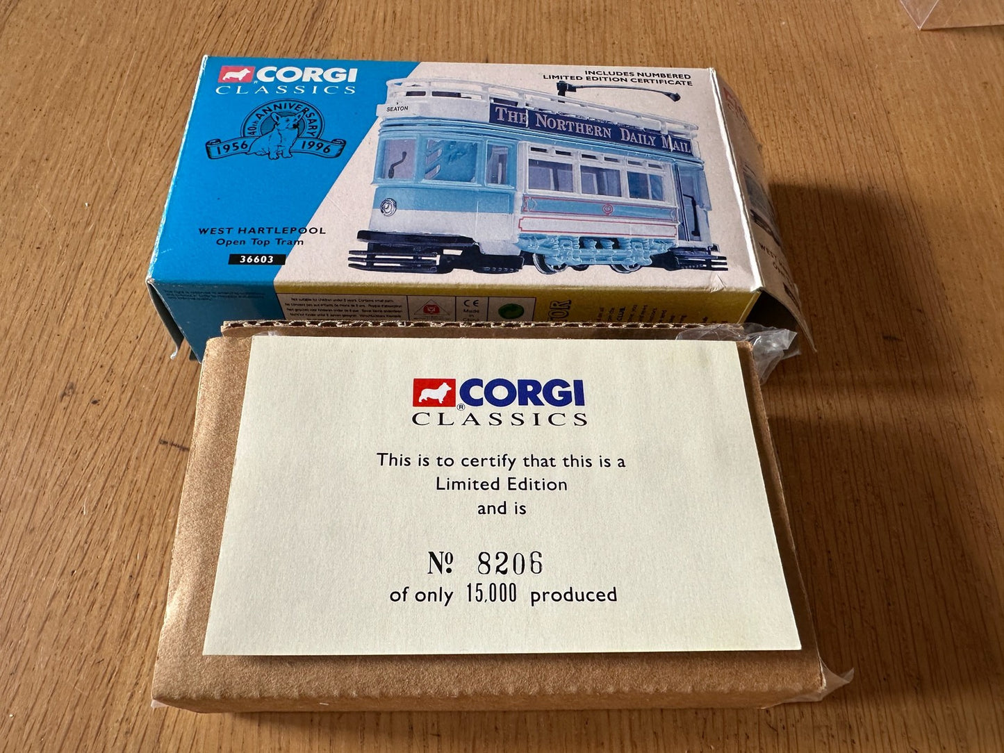 Corgi Classics 36603 - 1:76 West Hartlepool Open Top Tram