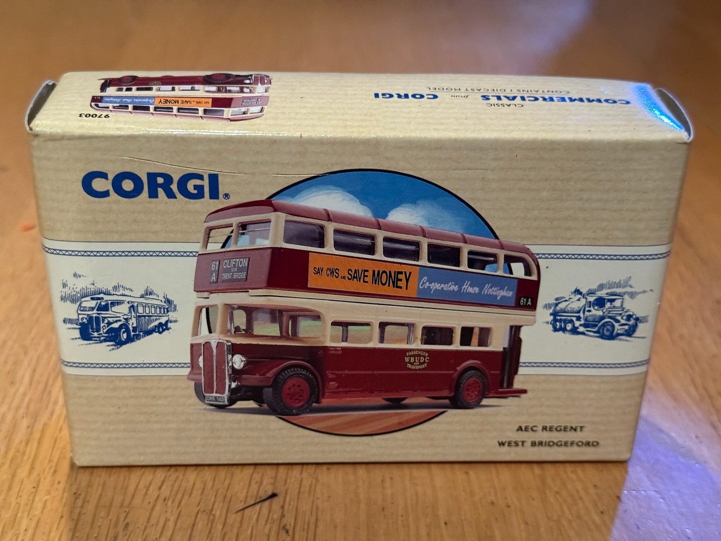 Corgi Classics 97003: 1:64 AEC Regent - West Bridgford